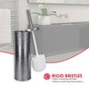 Home Basics Hammered Stainless Steel Toilet Brush Holder TB41271